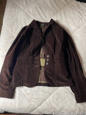 a.n.a Brown Corduroy Blazer Jacket